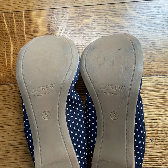 J Crew Mila Swiss Dot Ballet Flats size 8 - Picture 2 of 4